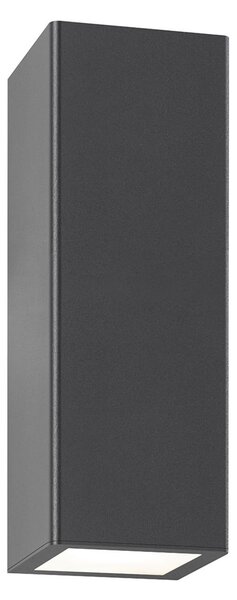 LCD Aplică de exterior Senta, grafit, reglabil, Negru, Metal, Modern, Perete unghiular