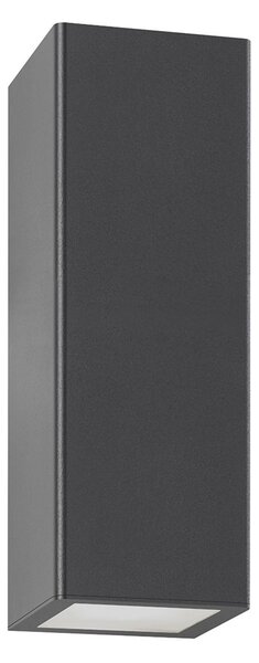 LCD Aplică de exterior Senta, grafit, reglabil, Negru, Metal, Modern, Perete unghiular
