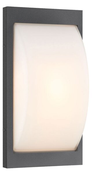 LCD LED lampă de perete pentru exterior 069LEDSEN, grafit, senzor, Negru, Metal, Modern