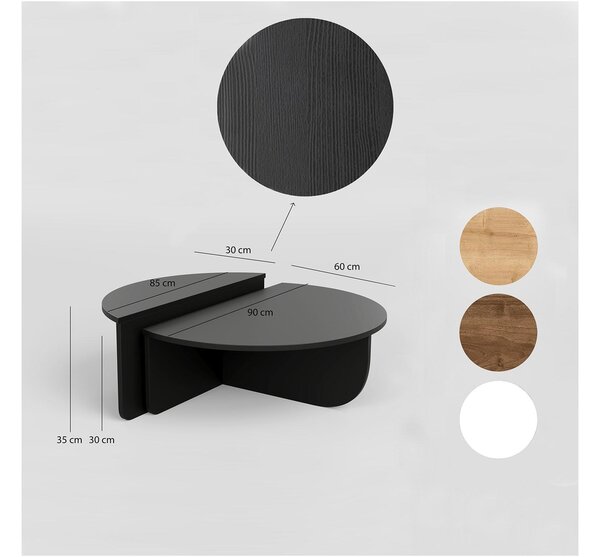 Măsuță de cafea Podi (negru). 1089524