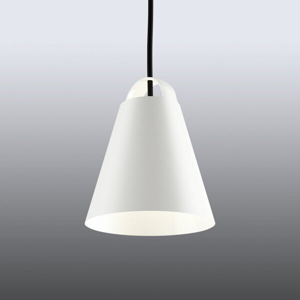 Louis Poulsen Above lampă suspendată, alb, 17,5 cm, reglabil, Alb, Camera de zi / sufragerie, Metal, Design