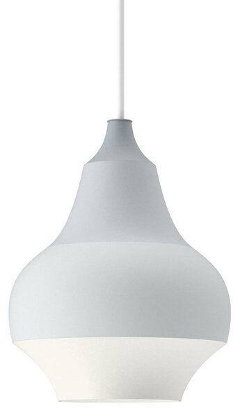 Louis Poulsen Cirque - lampă susp. gri, 15 cm, reglabil, Gri, Camera de zi / sufragerie, Metal, Design