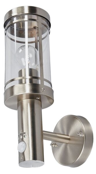 Lămpi de exterior Lindby, Djori, reglabil, Metalic, Balcon, Oțel inoxidabil, Modern