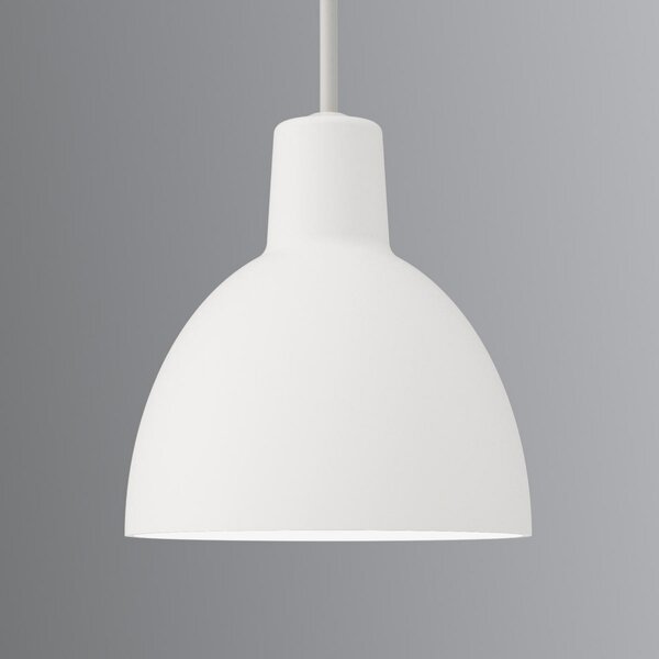 Louis Poulsen Toldbod 120, lampă suspendată alb, reglabil, Alb, Camera de zi / sufragerie, Metal, Design