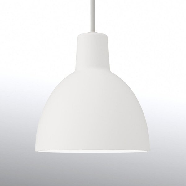 Louis Poulsen Toldbod 120, lampă suspendată alb, reglabil, Alb, Camera de zi / sufragerie, Metal, Design