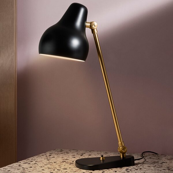 Louis Poulsen VL38 - lampă de masă LED, negru, Negru, Camera de zi / sufragerie, Metal, Design