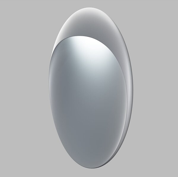 Louis Poulsen Aplică de perete cu LED Flindt, aluminiu, 2.700 K, Ø 30 cm, reglabil, Metalic, Camera de zi / sufragerie, Aluminiu, Design