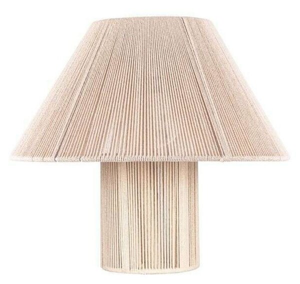 Lampă de masă Globen Lighting, Bej, Camera de zi, Țesătură / Textil
