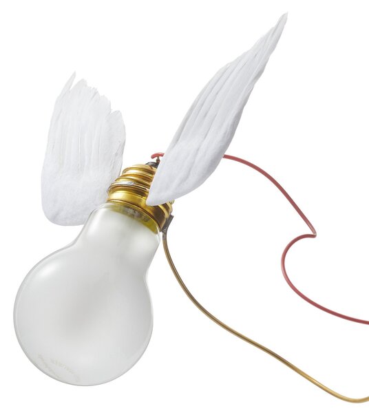 Lampă de perete Ingo Maurer, Lucellino NT, reglabil, Alb, Camera de zi, Design
