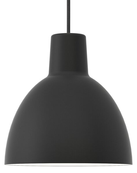 Louis Poulsen lampă suspendată Toldbod 250 negru, reglabil, Negru, Camera de zi / sufragerie, Metal, Design