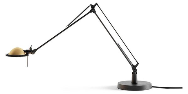 Lampă de masă Luceplan, Negru, Studiu / Birou, Aluminiu