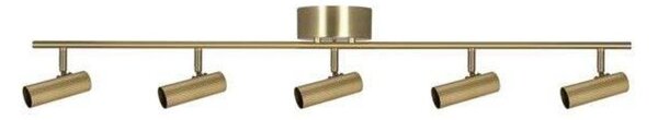 Hubble 5 Plafonieră Long Brushed Brass - Globen Lighting