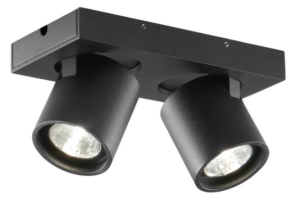 Plafoniere LIGHT-POINT, reglabil, Negru, Camera de zi, Aluminiu