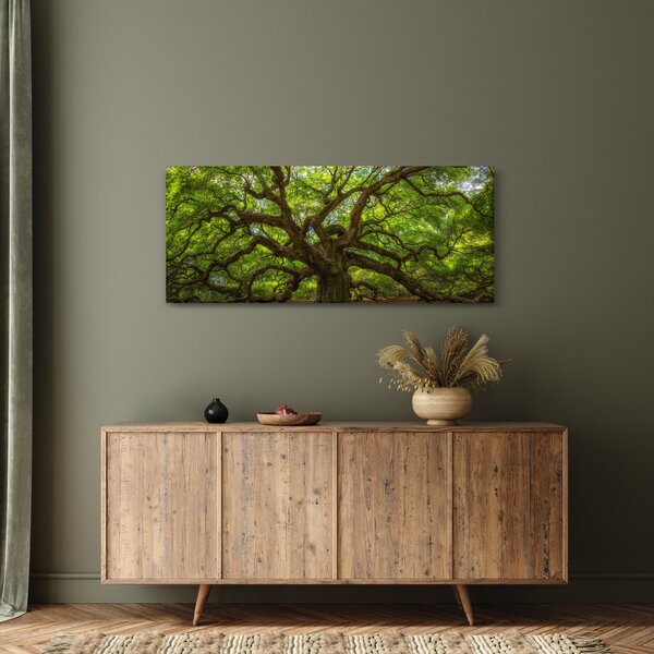 Tablou - Copac verde (120x50 cm)