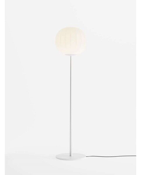 Lampadar Luceplan, reglabil, Alb, Camera de zi, Sticlă