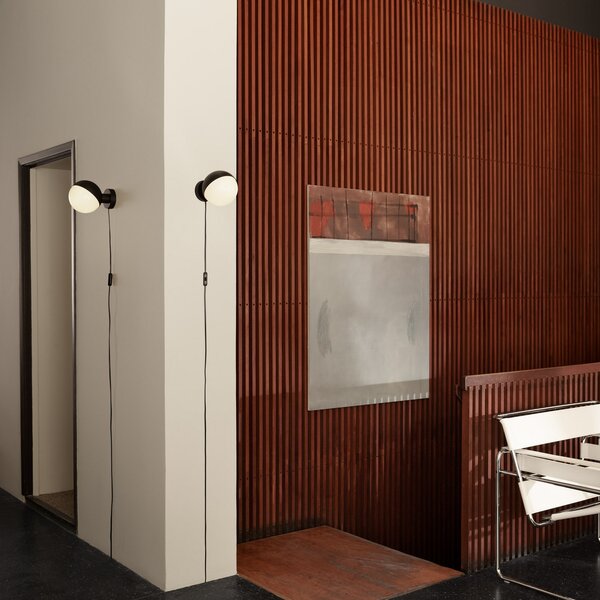 Lampă de perete Louis Poulsen, VL Studio, Negru, Zona coridorului, Metal, Design