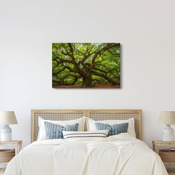 Tablou - Copac verde (90x60 cm)