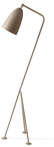 Lampadar GUBI, Gräshoppa, Gri, Camera de zi, Metal, Design