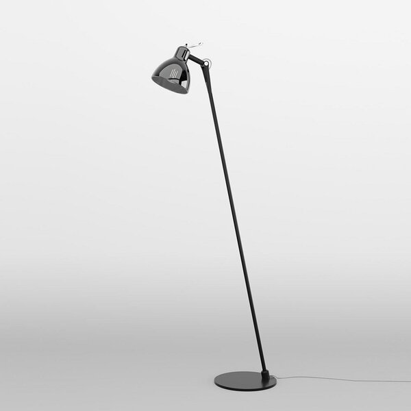 Lampadar Rotaliana, Luxy F0 Glam, Negru, Camera de zi, Metal, Design