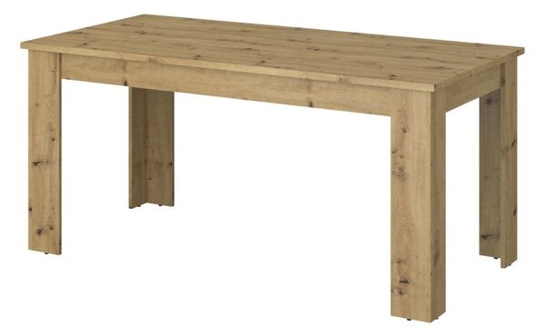 Masă de sufragerie extensibilă 160 IRON (stejar artisan) (pentru 6-8 persoane). 1091461
