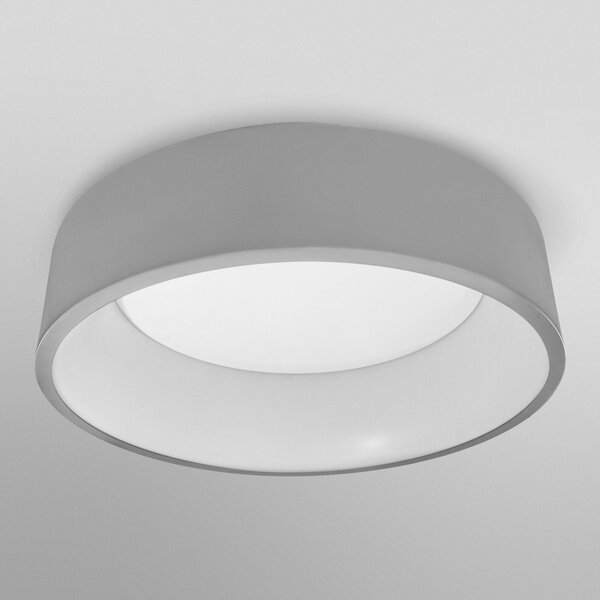 LEDVANCE SMART+ WiFi Orbis Cylinder CCT 45cm gri, reglabil, Gri, Camera de zi / sufragerie, Plastic, Modern