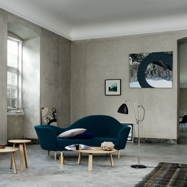 Lampadar GUBI, Bestlite, Negru, Camera de zi, Metal, Design