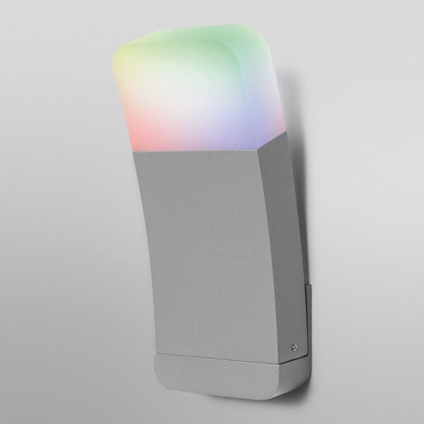 LEDVANCE SMART+ WiFi Curve RGAA argintiu, reglabil, Gri, Metal, Modern, Perete unghiular