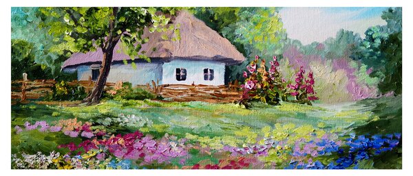 Tablou - Cabană (120x50 cm)