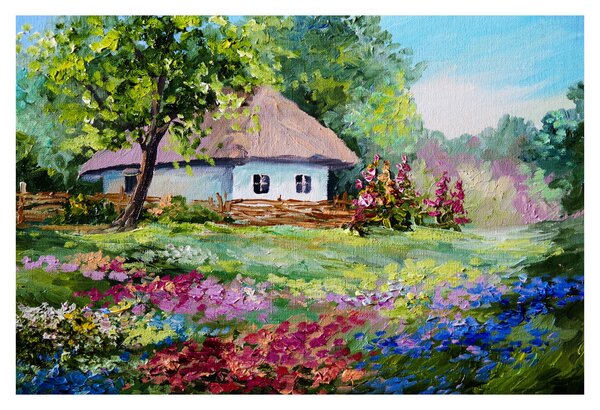 Tablou - Cabană (90x60 cm)
