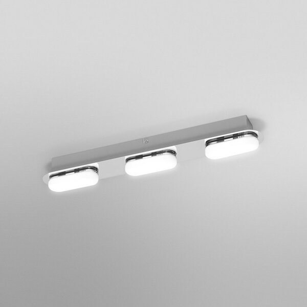 LEDVANCE SMART+ WiFi Orbis Wall Duplo argintiu 3fl, reglabil, Metalic, Baie, Plastic, Modern