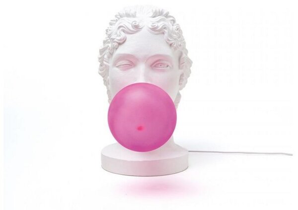 Lampă de masă SELETTI, Alb, Camera de zi, Plastic