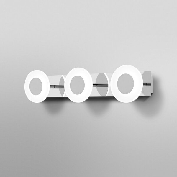 LEDVANCE SMART+ WiFi Orbis Wall Wave IP44 3, reglabil, Metalic, Baie, Plastic, Modern, Priză de perete sus / jos