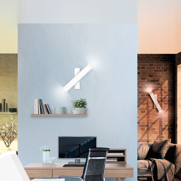 LEDVANCE SMART+ SUN@Home Orbis Cross, aplică LED, reglabil, Alb, Hol, Metal, Modern