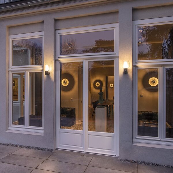 Ovalisk Aplica de Exterior w/Sensor LED Anthracite - SLV