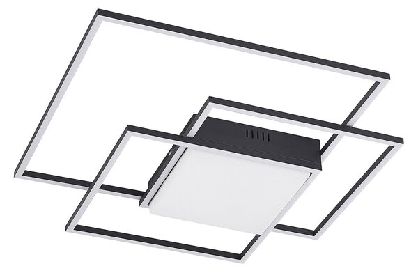 Plafoniere Lindby, Nelinka, Negru, Camera de zi, Metal, Modern