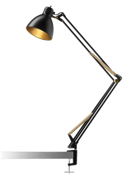 Lampă de masă NORDIC LIVING, Auriu / Alamă, Studiu / Birou, Aluminiu