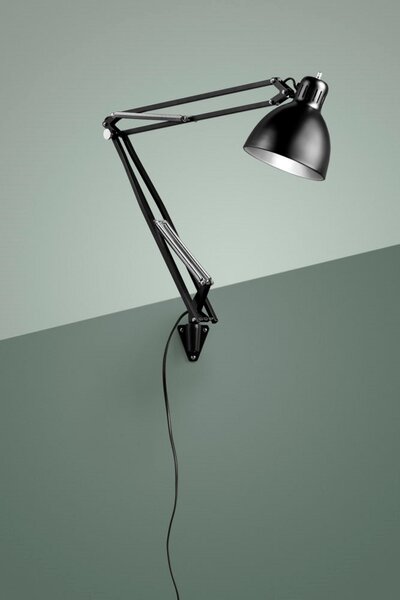 Lampă de masă NORDIC LIVING, Negru, Studiu / Birou, Aluminiu