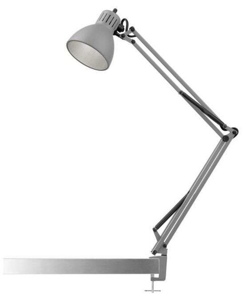 Lampă de masă NORDIC LIVING, Gri, Studiu / Birou, Aluminiu