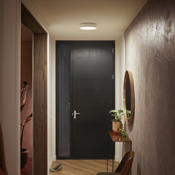 Plafoniere Philips Hue, Philips Hue, reglabil, Alb, Camera de zi, Metal, Modern