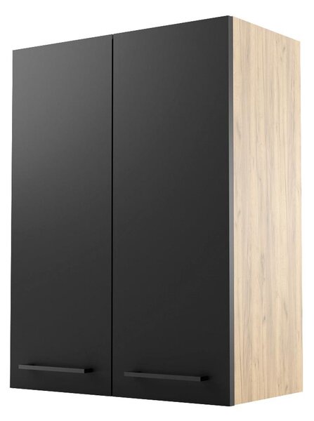 Dulap de baie suspendat Valiant (craft auriu + negru). 1092001