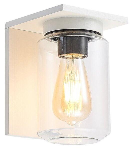 Lampă de Exterior Lucande, Semka, reglabil, Alb, Terasă, Metal, Modern