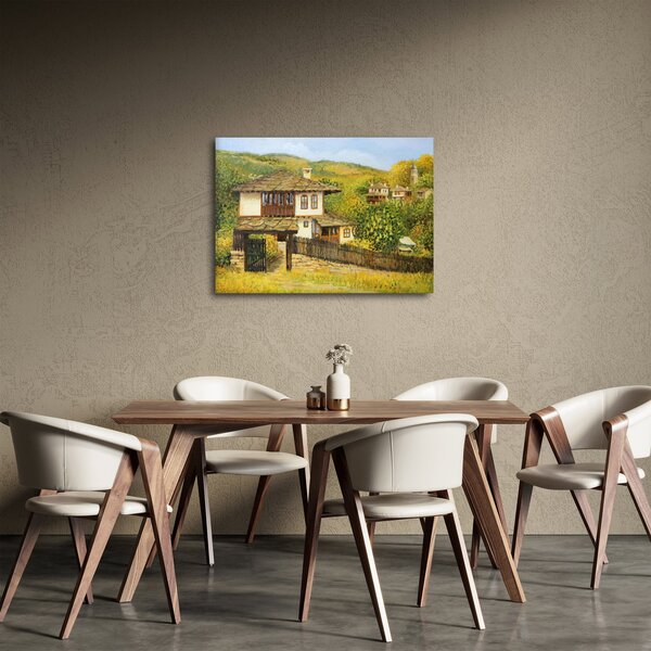 Tablou - Cabane în timpul verii (70x50 cm)