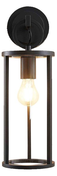 Lampă de Exterior Lucande, Emmeline, reglabil, Negru, Balcon, Metal, Modern