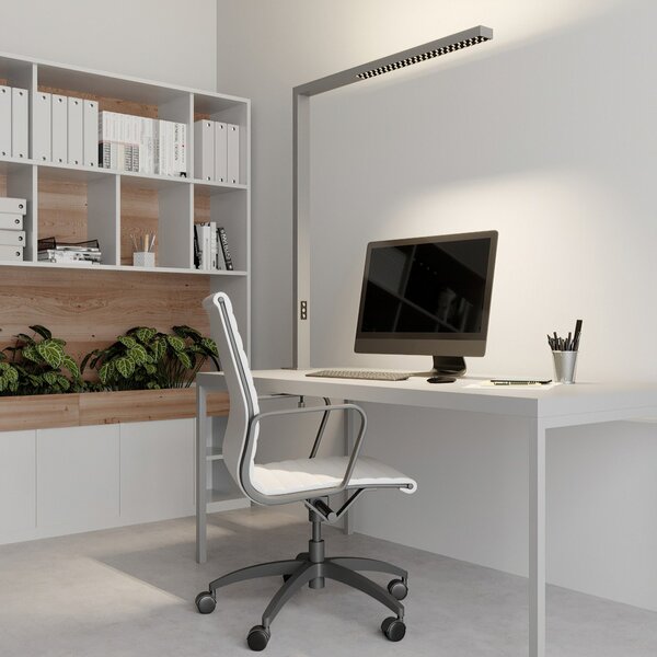 Spoturi Arcchio, Jolinda, reglabil, Gri, Studiu / Birou, Aluminiu, Modern