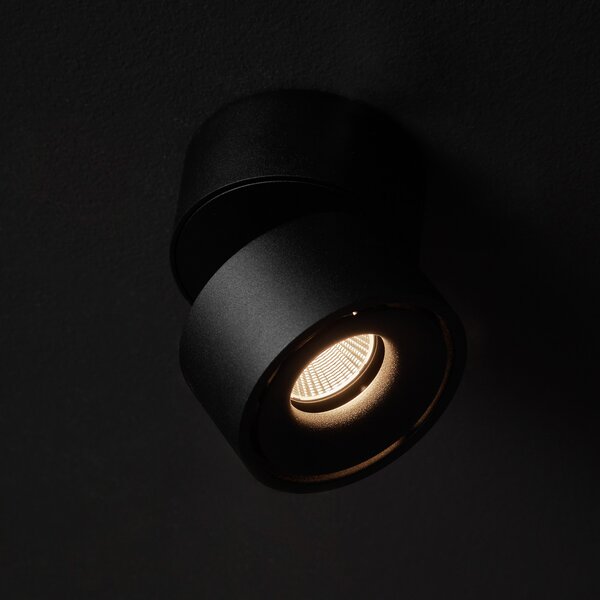 LOOM DESIGN Aim LED spot de plafon 1 bec negru, reglabil, Negru, Camera de zi / sufragerie, Metal, Modern
