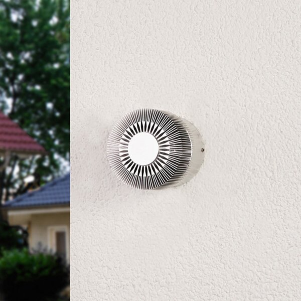 Lampă de Exterior Lucande, Lennias, Metalic, Baie, Metal, Modern