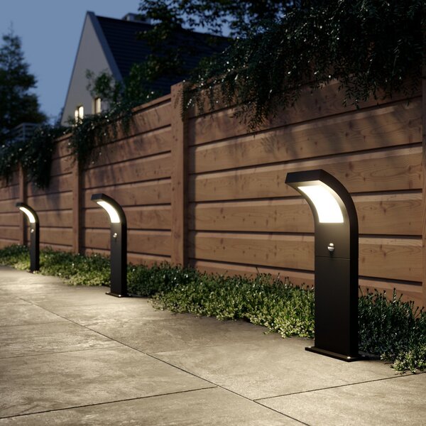 Lampă de Exterior Arcchio, Advik, Negru, Terasă, Aluminiu, Modern
