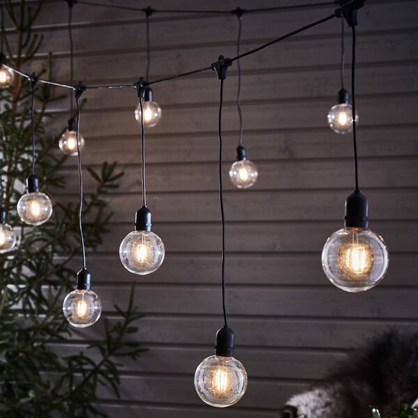 Markslöjd Grădină 24 LED lumini de zână Deco Extra, extensie, reglabil, Transparent, Plastic, Modern