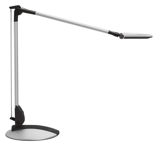 Maul Lampă de birou cu LED MAULoptimus, argintiu, suport, dimabil CCT, reglabil, Metalic, Studiu / Birou, Aluminiu, Modern