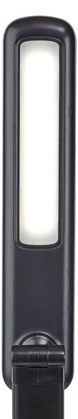Maul Lampă de masă cu LED MAULjazzy, negru, înălțime 43 cm, port USB dimabil, reglabil, Negru, Studiu / Birou, Plastic, Modern